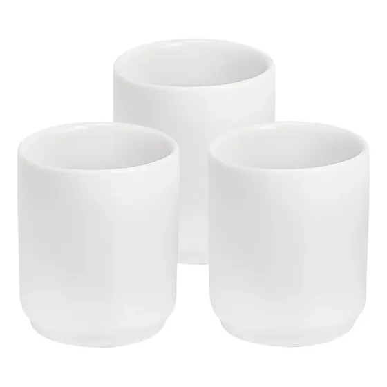 Copo De Porcelana 120 Ml Para Caldos Caixa Com 36 Pçs