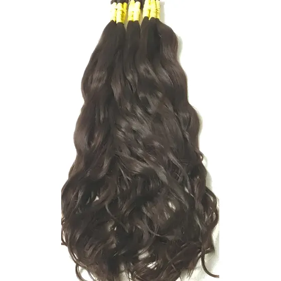 Cabelos Humano Leves Ondas De 65cm 50 Gramas, Pontas Cheias.