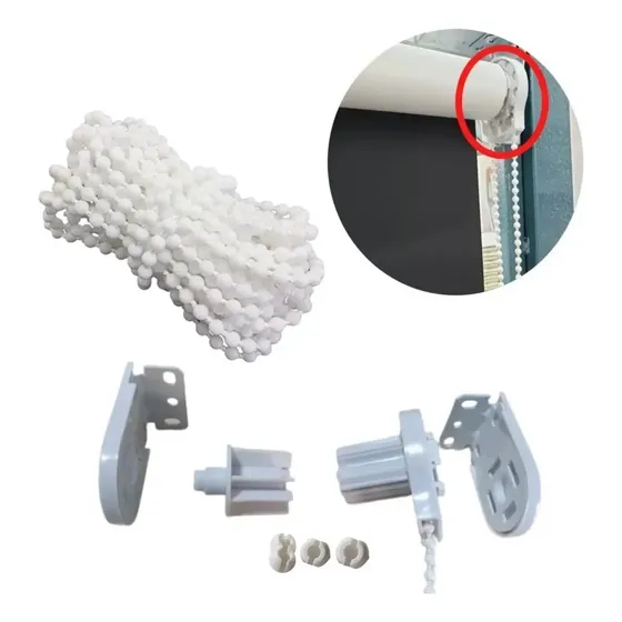 Kit Da Persiana Rolo Completo Com Corrente E Conector