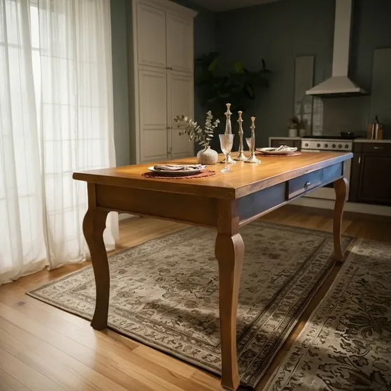 Mesa Luis Xv 180x80 Metros Madeira Demolição