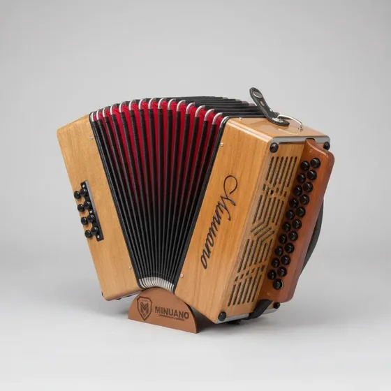 Acordeon Gaita Minuano 8 Baixos 21 Botões Sanfona Lançamento