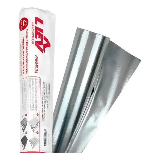 Manta Térmica Foil Para Telhado Dupla Face 50m