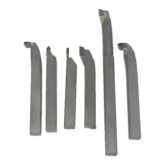 Kit Ferramentas Soldadas Com 6 Pçs 12x12 Para Mini Torno Bm