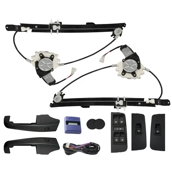 Kit Vidro Elétrico Novo Palio 4 Portas Traseiro Sensorizado