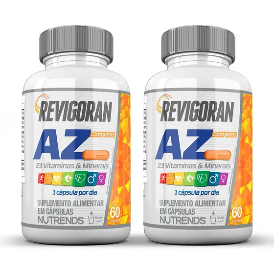 Multivitaminico Revigoran De A A Z - 60 Cáps 2x - Nutrends