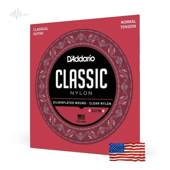 Encordoamento Daddario Violão Classico Nylon Ej27n Normal