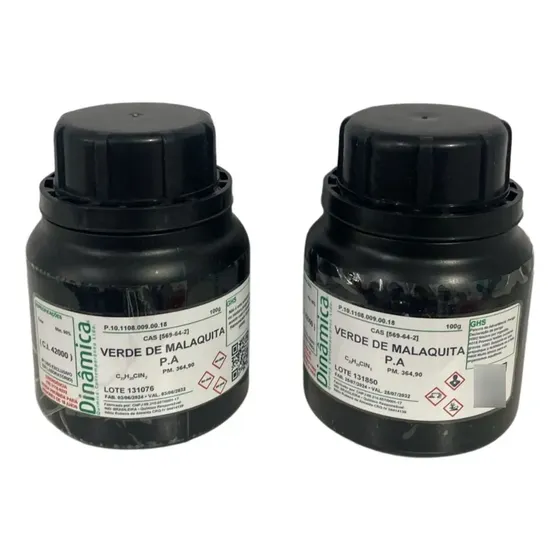 2 Potes Verde Malaquita 100g Pronta Entrega !!!