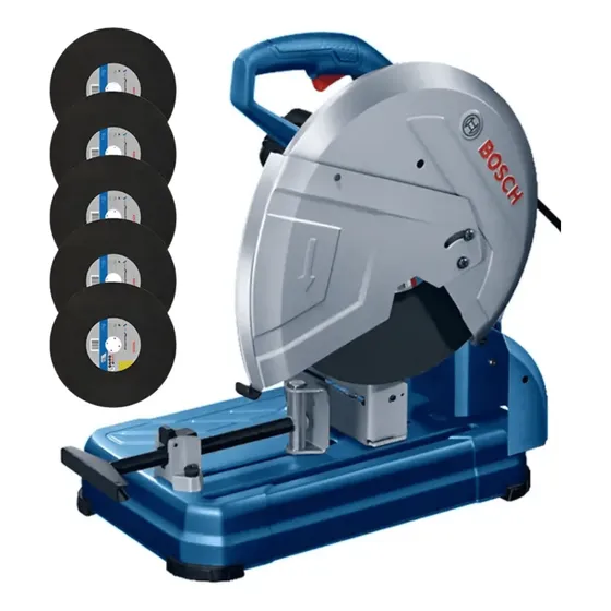 Serra Policorte 2400w Gco 14-24 Com 5 Discos 220v Bosch