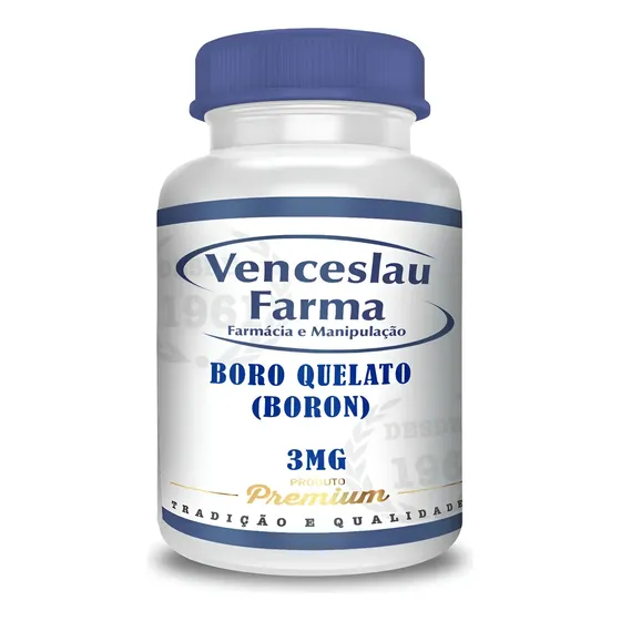 Boro Quelato(boron) 3 Mg C/120 (suplemento O Melhor)