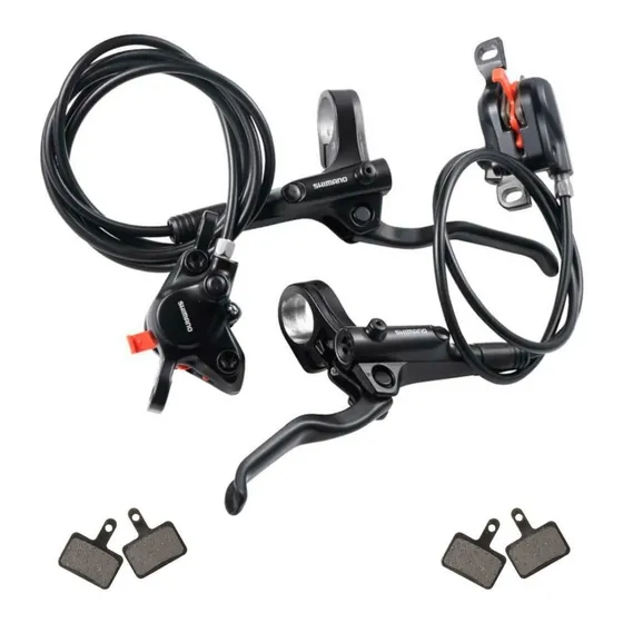 Par Freio A Disco Hidraulico Shimano Altus Mt200