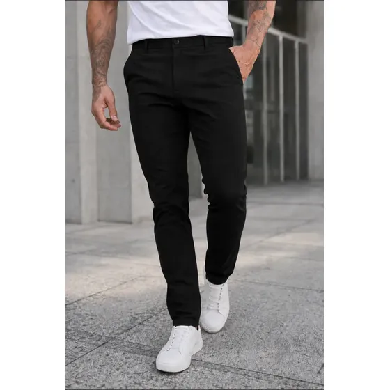 Calça Sarja Masculina Slim Elastano Bolso Faca Esporte Lycra