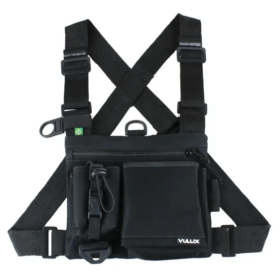 Bolsa Para Rádio Ht Comunicador Peitoral Vullix Envio Rápido