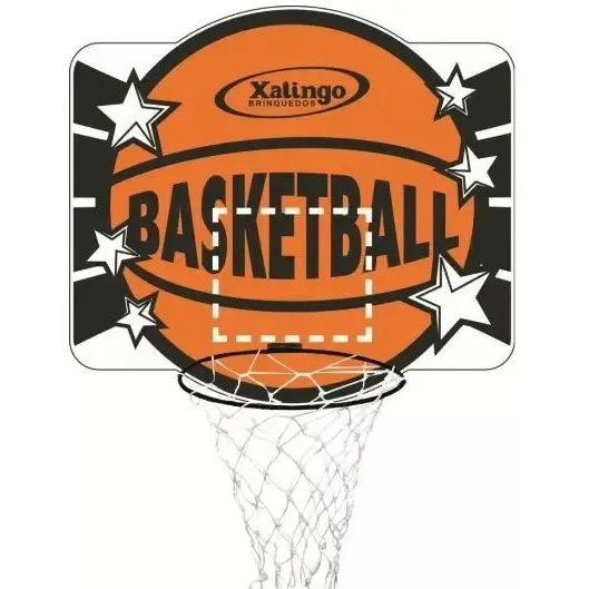 Cesta De Basquete Tabela Madeira Esporte Ferro