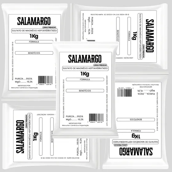 Sal Amargo De Epson Sulfato De Magnésio 5 Kg