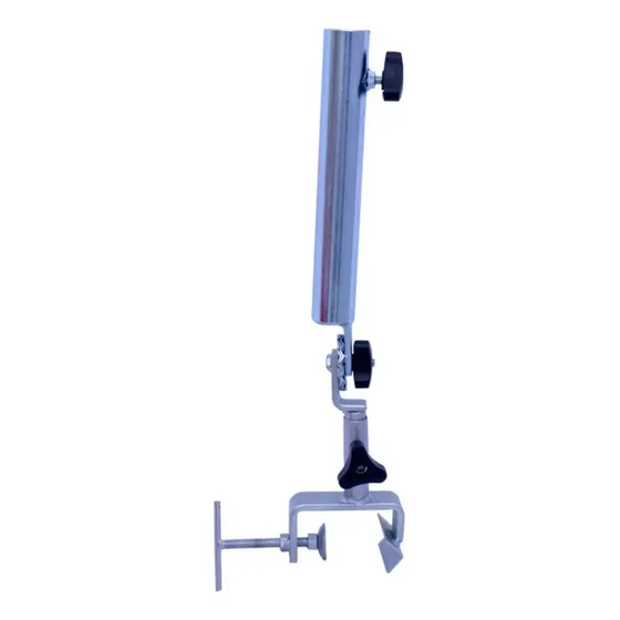 Suporte De Guarda Sol Para Barco-galvanizado Cinza Tubo Com 24 Cm Com Diâmetro De Uma Polegada E Meia