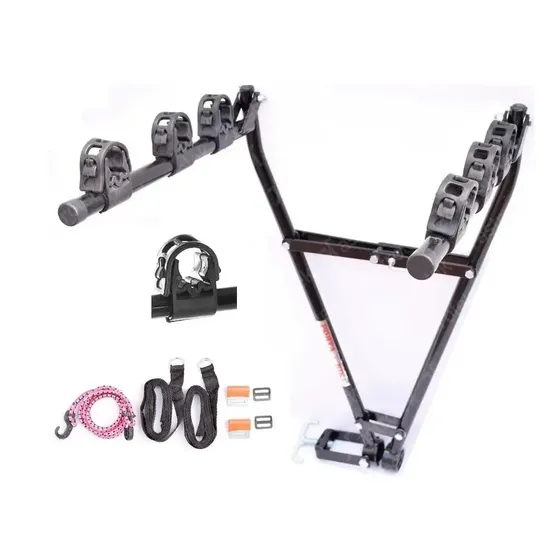 Suporte Bike Engate Carro Transbike De Engate Para 3 Bikes