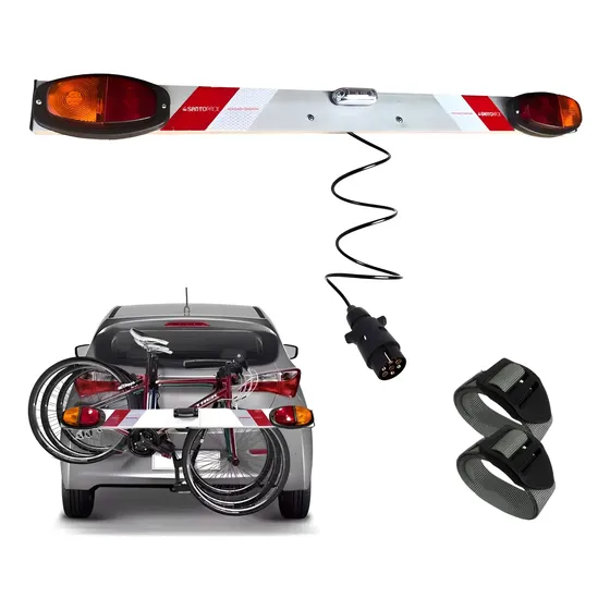 Régua De Sinalização Para Transbike Com Luz De Led