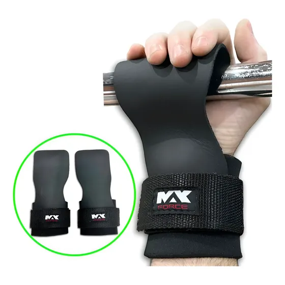 Strap Grip Gancho Powerlifting Treino Academia Musculação