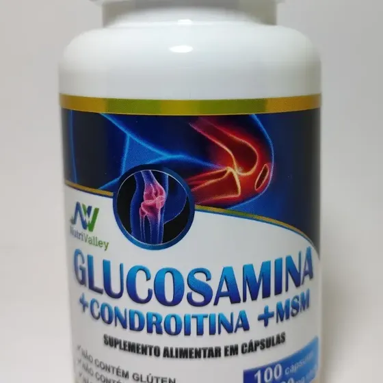 Suplemento Glucosamina, Condroitina E Msn - 100 Cáp - 800 Mg