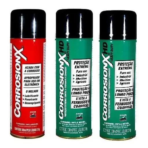 1 Unid Corrosion X Marine + 2 Corrosion X Heavy Duty - 300ml