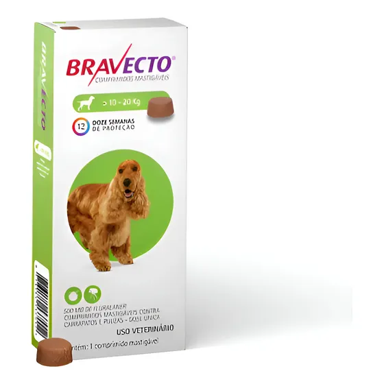 Bravecto Comprimido 500 Mg De 10-20 Kg