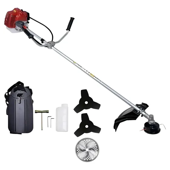 Roçadeira Gasolina 2 Temp. Tbc52x 52cc G2 Toyama + 2 Lâminas