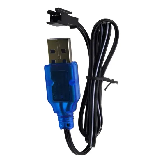 Carregador 3,7v Para Baterias De Carrinho Usb Plug Smp02