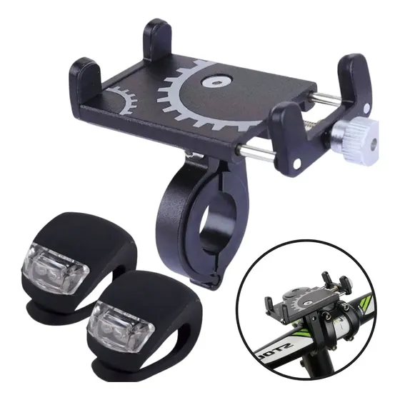 Suporte Celular Bicicleta Bike Smartphone E Lanterna