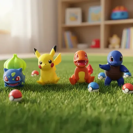 Kit 40 Pokebola Surpresa - 1 Pokemon 3d Aleatório Em Cada