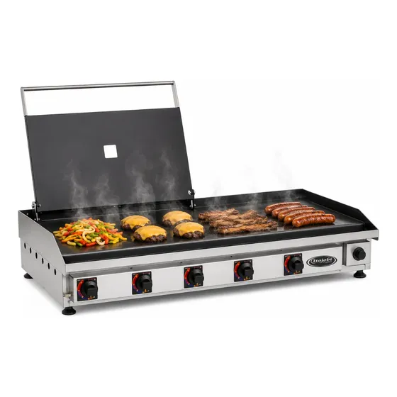 Chapeira Para Lanche Profissional Inox 1310x470 Com Prensa