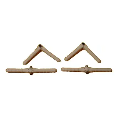 Kit Com 10 Dobradiças Pino 1/8 Aeromodelo Da Shopping Model