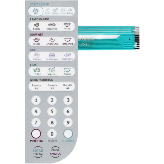 Membrana Micro-ondas Compatível Com Electrolux Mef41 Mef 41