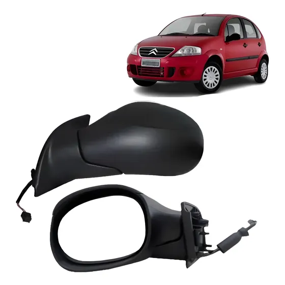 Retrovisor Citroen C3 2009 2010 2011 2012 L/esq Elétrico