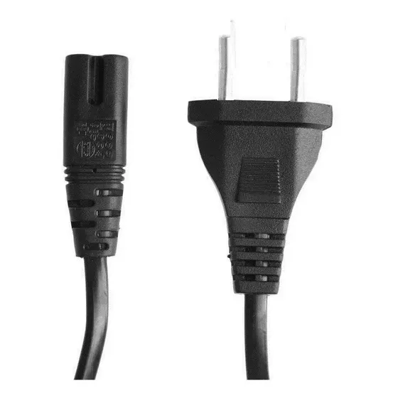 Cabo De Força Bipolar Oitinho 2x0,75mm Plug 10 Amp 3 Metros