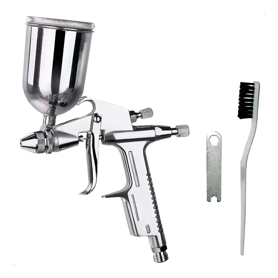 Aerógrafo Pistola K3 Alumínio 0,5mm 90ml Gravidade