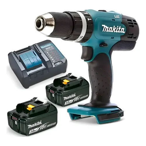 Furadeira Parafusadeira 18v Dhp453 Makita Com 2 Baterias 3ah