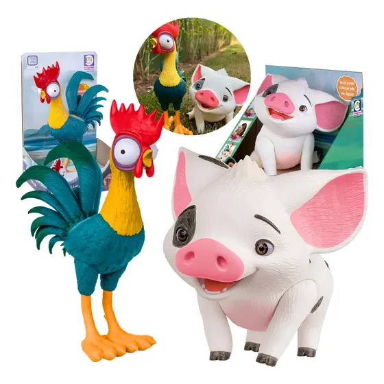 Galo Hei Hei E Porquinho Pua Disney Moana Original