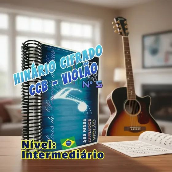 Novo Hinário Congregação Nº 5 - Cifrado Violão - Compacto !!