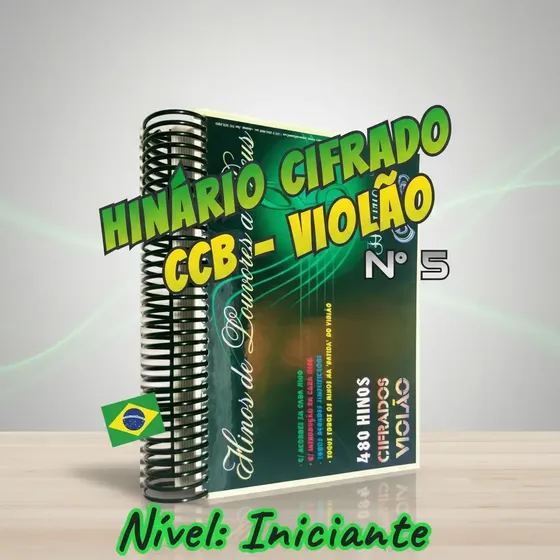 Hinário Cifrado Violão Nº 5 Ccb - Iniciante - Versão Nr 2