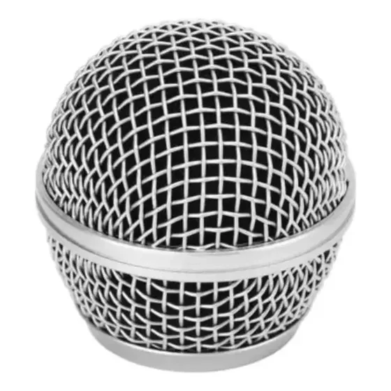 Pell Globo Grelha Microfone Shure Sm58 Sm 58 Beta 58 A 58a