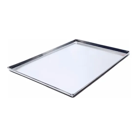 Assadeira Para Biscoito 60x40x2 Cm - Flandres - Kit 5 Peças