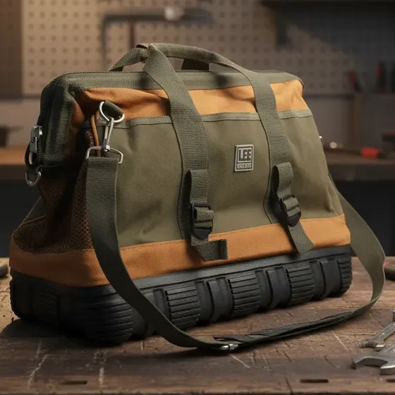 Bolsa Maleta Lona 21bolsos P/ Ferramentas Com Fundo Borracha