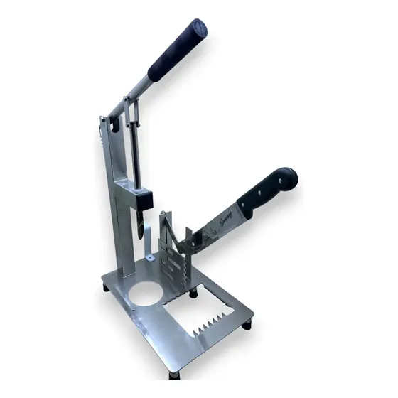 Furador De Coco Inox Profissional Com Facão Para Cortar Coco