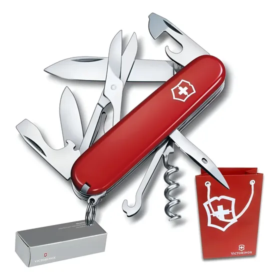 Canivete Suiço Original Victorinox Climber 14 Funções Vermel