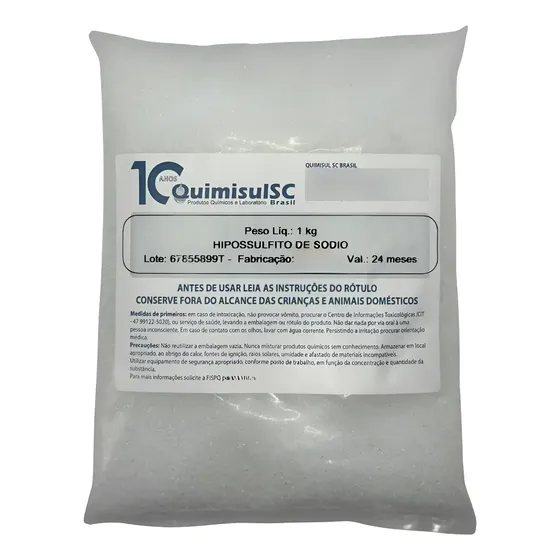 Hipossulfito De Sódio 1kg (tiossulfato Anti Cloro)