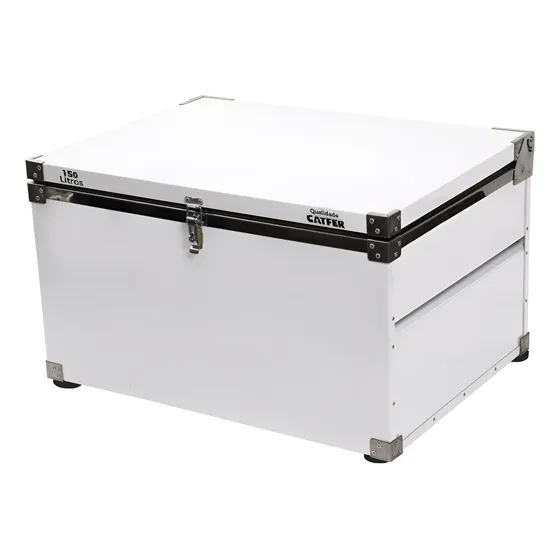 Caixa Térmica Branca 150 Litros
