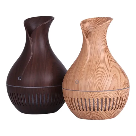 Kit 2 Umidificador Aromatizador Difusor Ultrassônico Vaso