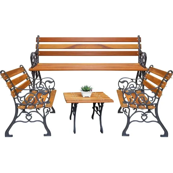 Conjunto De Jardim Francês, Banco De Praça,