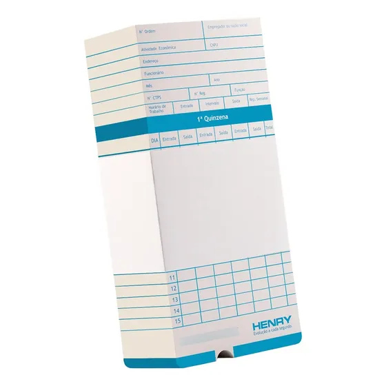 Cartão De Ponto Original Henry Vega E Biash - Pct 500