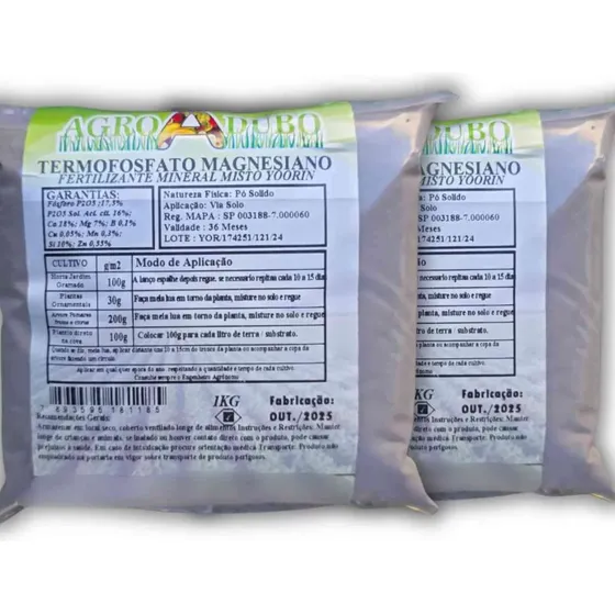 Adubo Yoorin Master Termofosfato Fósforo+slício+micros 2kg